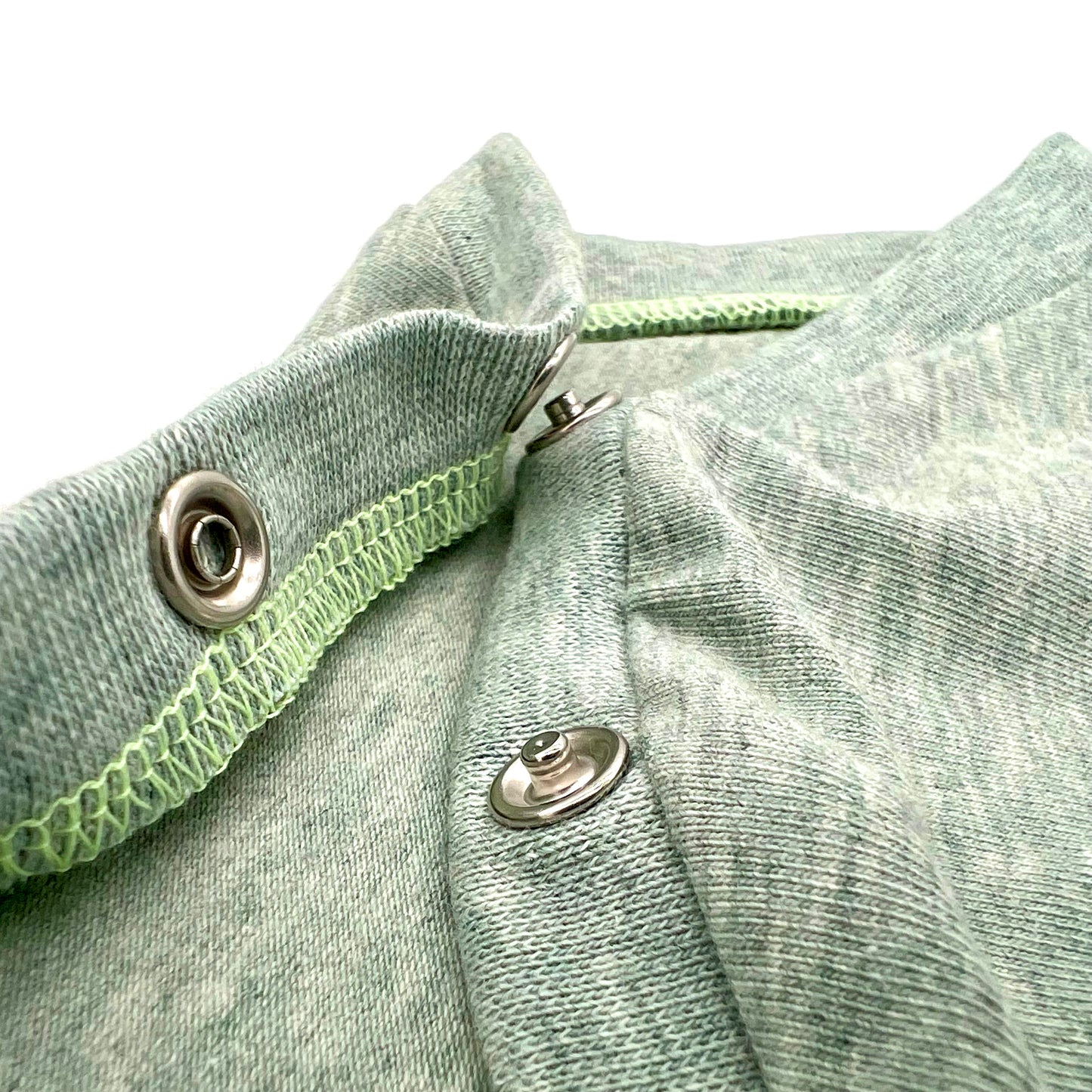 Langarm-Body grün Herz