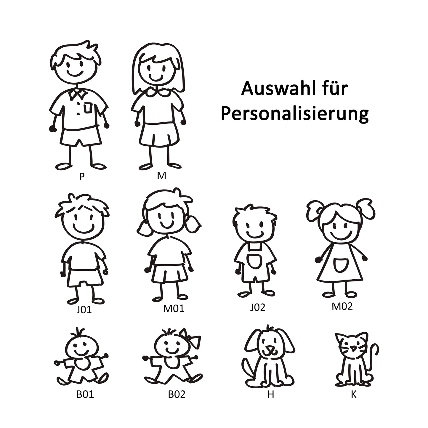 Schlüsselanhänger Family