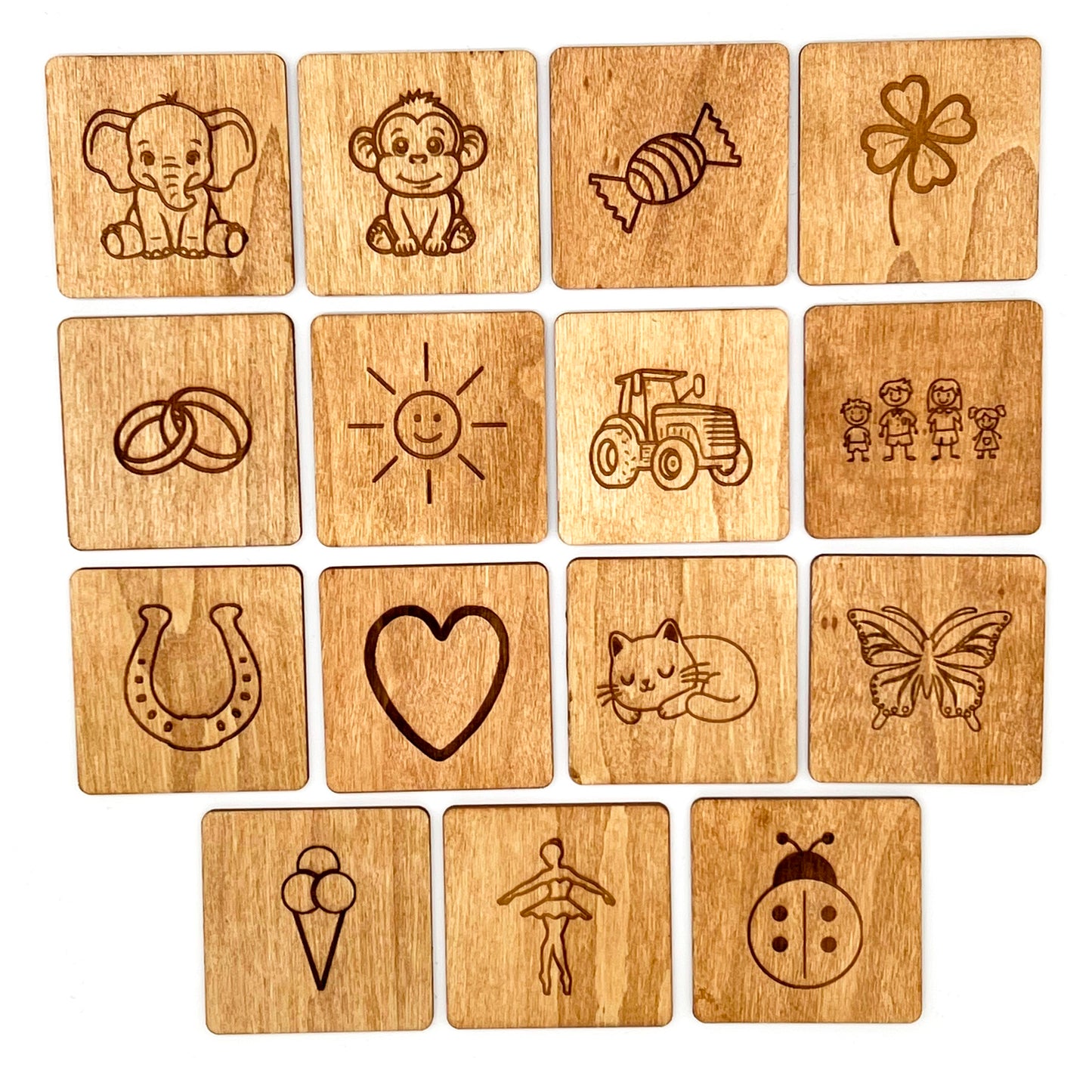 Doppelgänger - Paarsuchspiel aus Holz