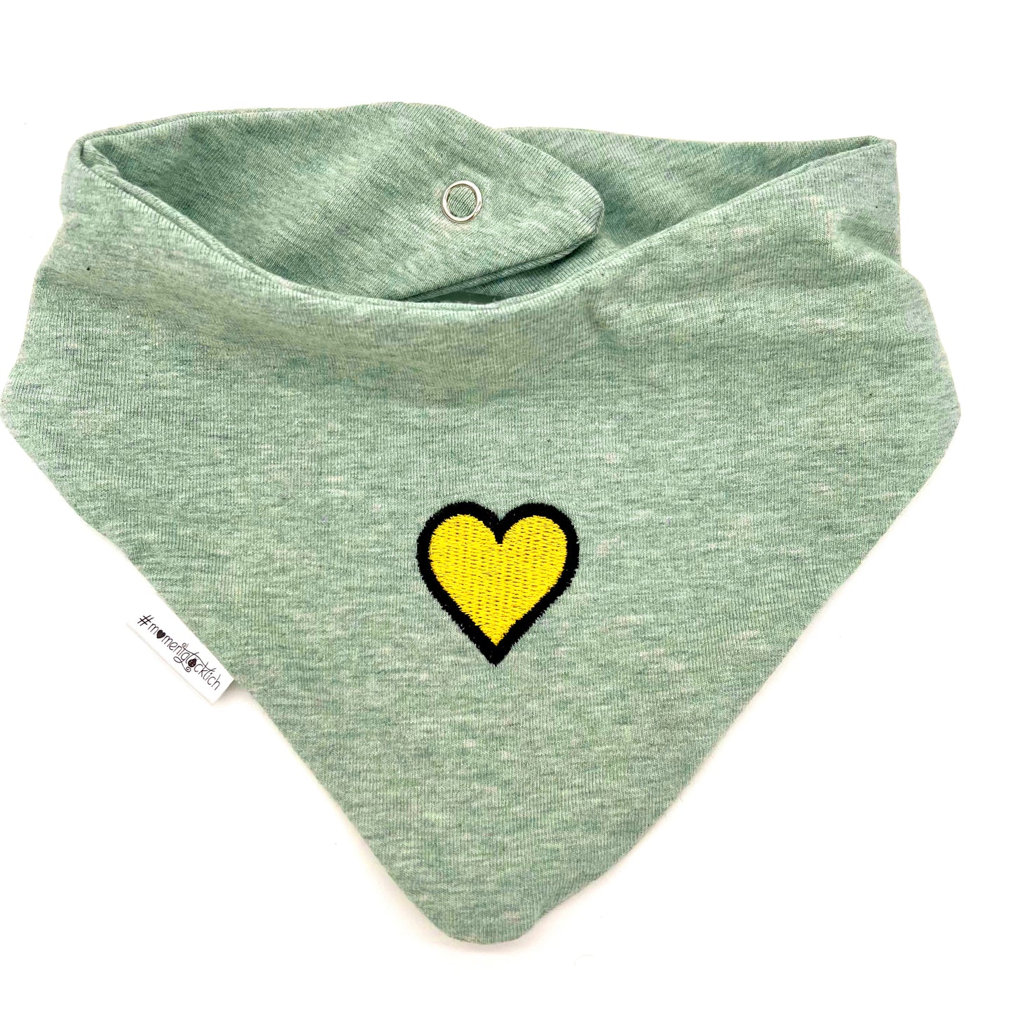 Halstuch grün Herz