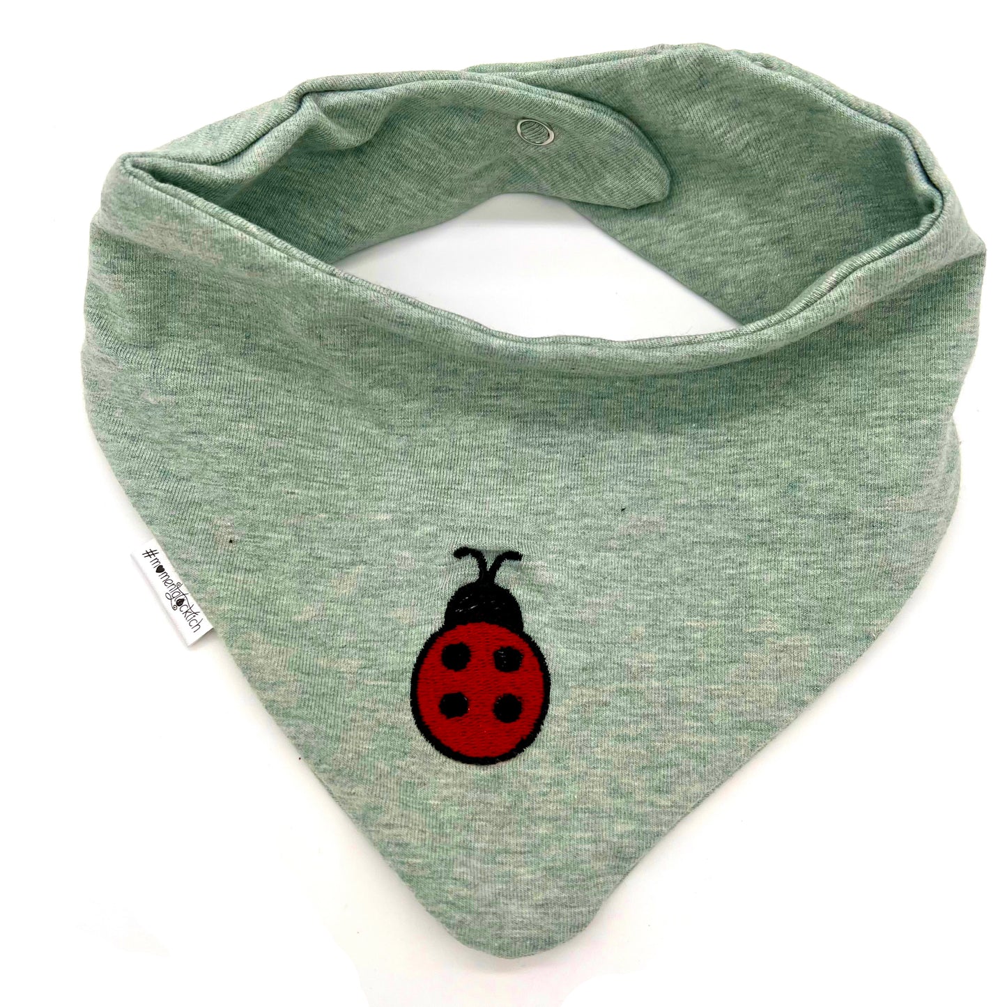 Halstuch grün Marienkäfer