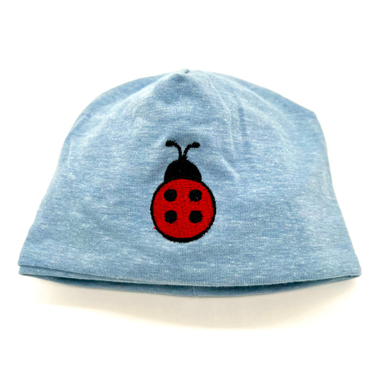 Mütze blau Marienkäfer