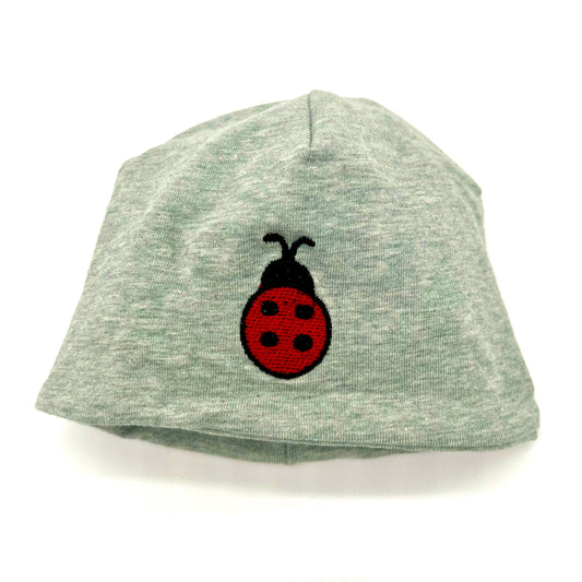 Mütze grün Marienkäfer