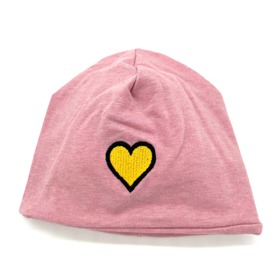 Mütze rot Herz
