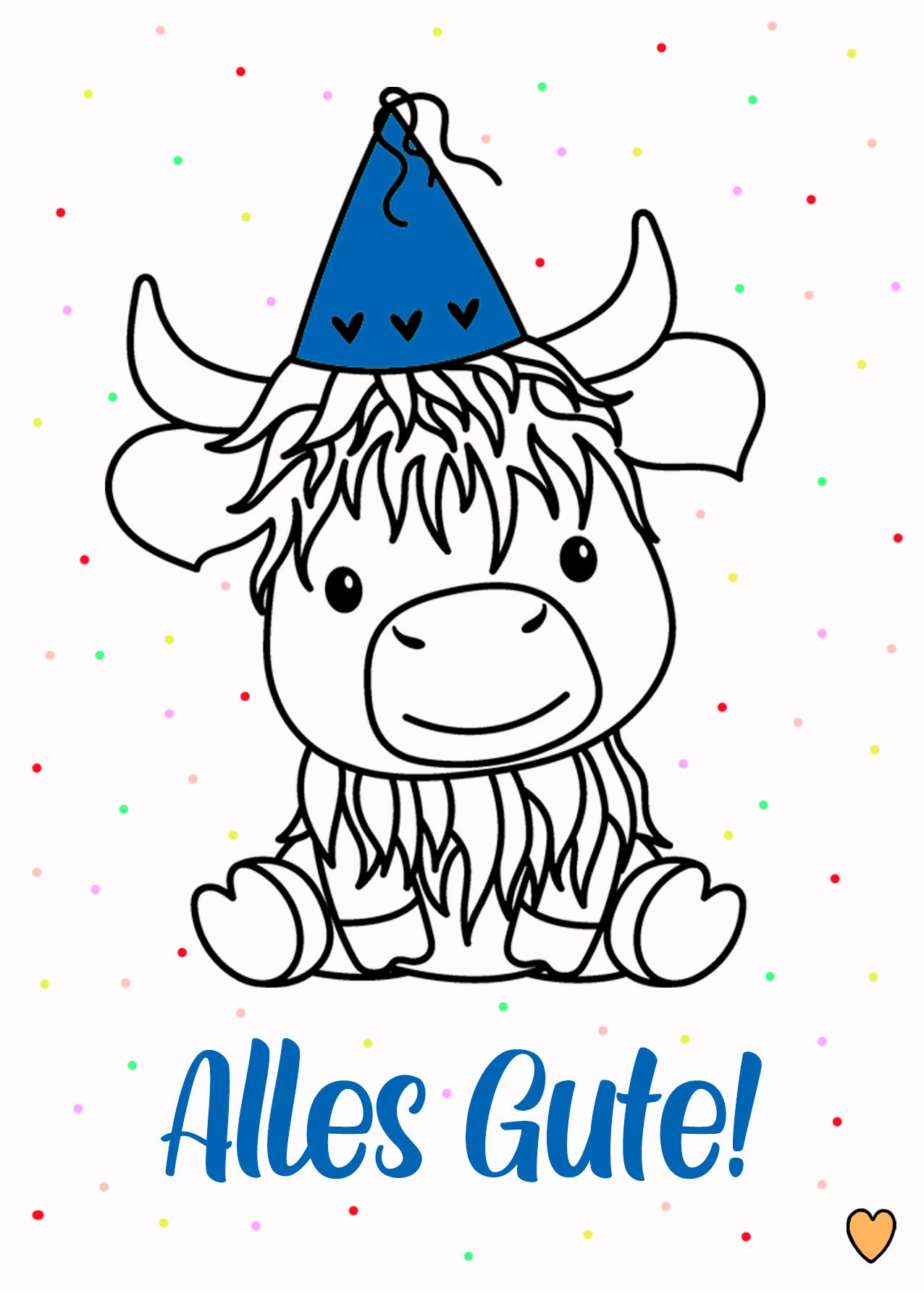 Postkarte Alles Gute!