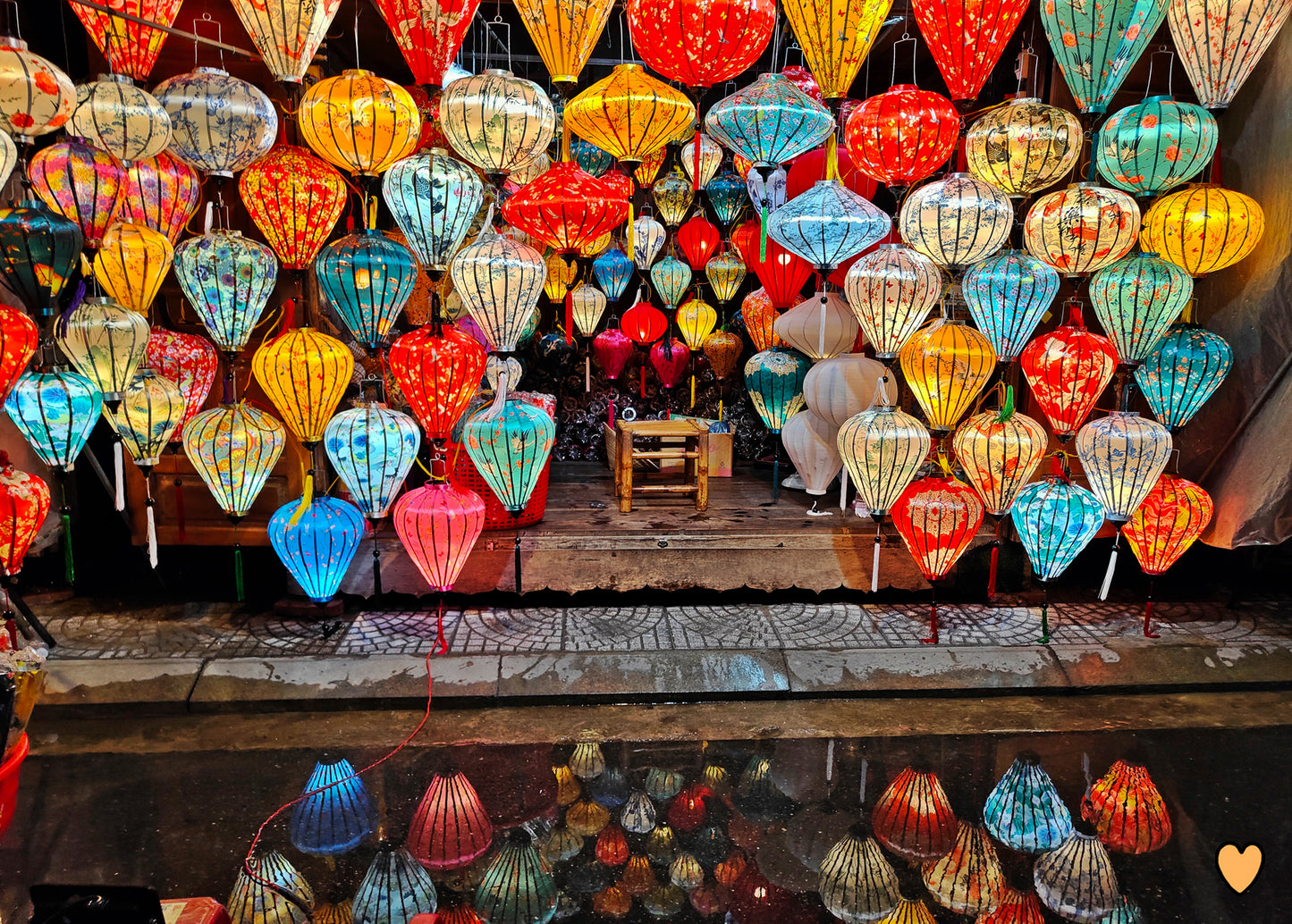 Postkarte Lampignons