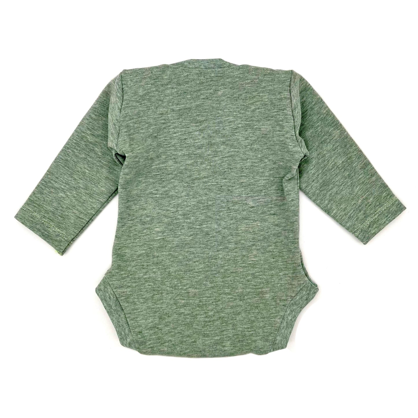 Langarm-Body grün Herz