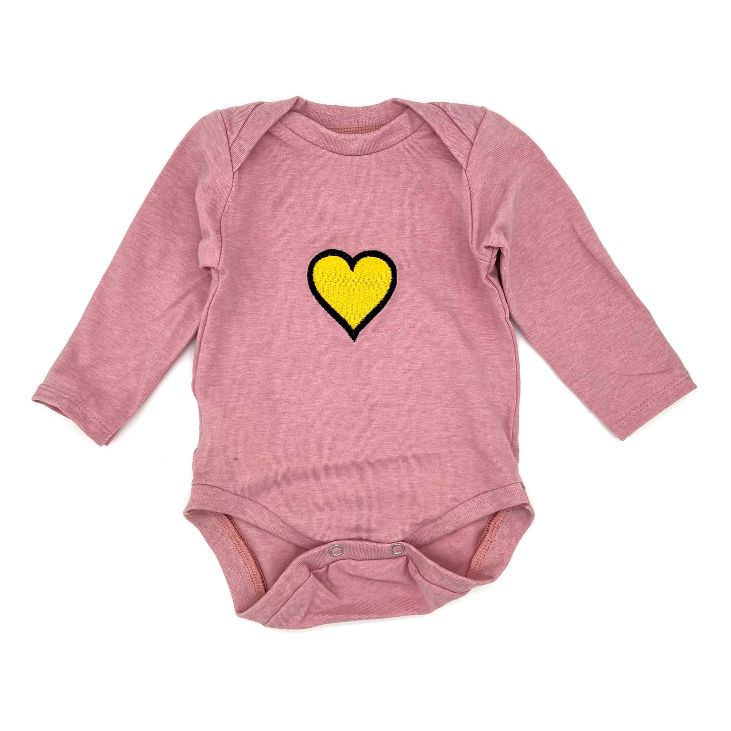 Langarm-Body rot Herz